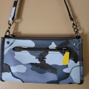 Women's Coach camo purse